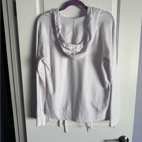 M KORS, wht soft hoodie, L, very good - Picture 2 of 4